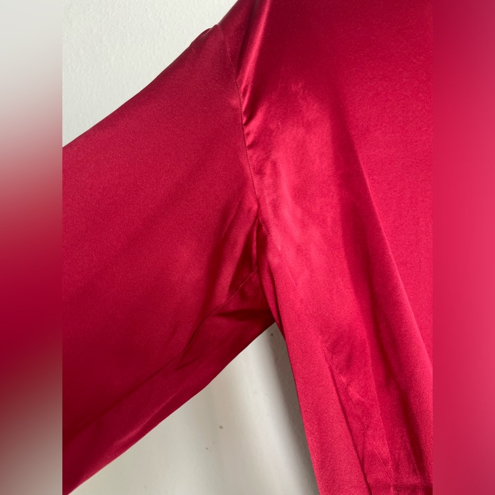 Monica Nera Silk Popover Blouse - Picture 5 of 10